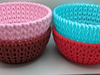 Panier de rangement en corde plastique, simplicité moderne, durable, décoration pour salon, bureau, salle de bain