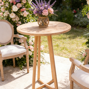 Mesa Auxiliar Redonda de Madera de Lujo, Estilo Nórdico Moderno y Minimalista, Mesas de <span class=keywords><strong>Bar</strong></span> <span class=keywords><strong>para</strong></span> Tiendas, <span class=keywords><strong>Alquiler</strong></span> <span class=keywords><strong>para</strong></span> <span class=keywords><strong>Eventos</strong></span> y Bodas - Product Image 5