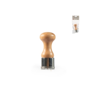 Coupe-raviolis en aluminium avec manche rond en bois de 3,2 cm, outil pour pâtes - Product Image 1