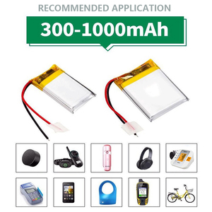 بطارية بوليمر ليثيوم بجهد V لمنتجات التجميل ، بطارية بوليمر قابلة لإعادة الشحن - Product Image 3