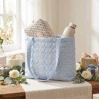 Sac de plage et de voyage pliable en coton réutilisable avec impression de logo personnalisable de grande taille ; Idéal pour le travail et comme sac fourre-tout cadeau