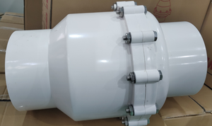 วาล์วพีวีซีแบบเท้าปั๊มน้ำขนาด3<span class=keywords><strong>นิ้ว</strong></span>ถึง8<span class=keywords><strong>นิ้ว</strong></span>วาล์วตรวจสอบแบบแบนสีขาวสีดำพลาสติกพีวีซี - Product Image 2