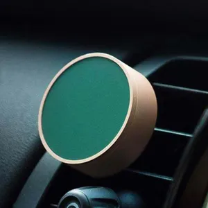 하이 퀄리티 럭셔리 금속 고체 디퓨저 자동차 향수 도매 사용자 정의 통풍구 향기 나무 공기 청정기 클립