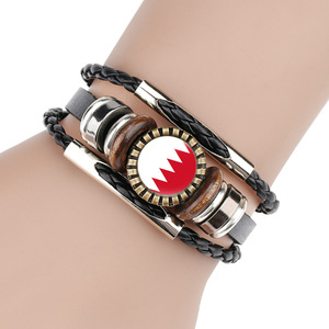 Pulsera Turística Conmemorativa Unisex Hecha a Mano en Henan, con Diseño de Bandera Nacional Asiática, Material Mixto, Estilo Vintage, para Turquía - Product Image 4