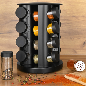 Base <span class=keywords><strong>girevole</strong></span> <span class=keywords><strong>girevole</strong></span> per spezie a 360 gradi base <span class=keywords><strong>girevole</strong></span> per spezie scorrevole più venduta estrarre contenitori rotanti per spezie - Product Image 2