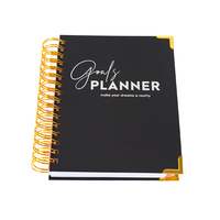Chine personnalisé personnalisé fil spirale planificateur cahier Journal impression personnalisée