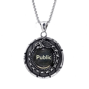 Pendentif personnalisé rétro tendance en acier inoxydable, style viking, unisexe, directement <span class=keywords><strong>de</strong></span> l'usine, pour le marché transfrontalier européen et américain - Product Image 2