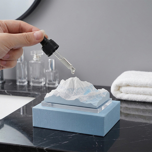 Diffusore di Aromi in Pietra con Design Montagna Innevata, Diffusore di Fragranze Naturali per Auto, Casa, Ufficio, Senza BPA, Olio Essenziale per 6 Mesi - Product Image 2