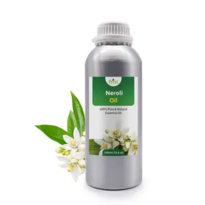 OEM 100% pure neroli essential oil by steam distillation manufacturer bulk neroli oil for Facial Care removing beverage