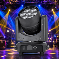 Scène professionnelle Dj Party Disco 7x40W RGBW LED Wash Moving Head Light Avec 2in1 Flight Case