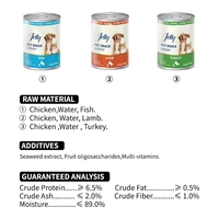Aliments humides pour chiens Xinke ODM en conserve, très demandés - Snacks biologiques sans OGM, dinde, poisson, agneau, riches en protéines, pour digestion sensible, vente en gros directe usine
