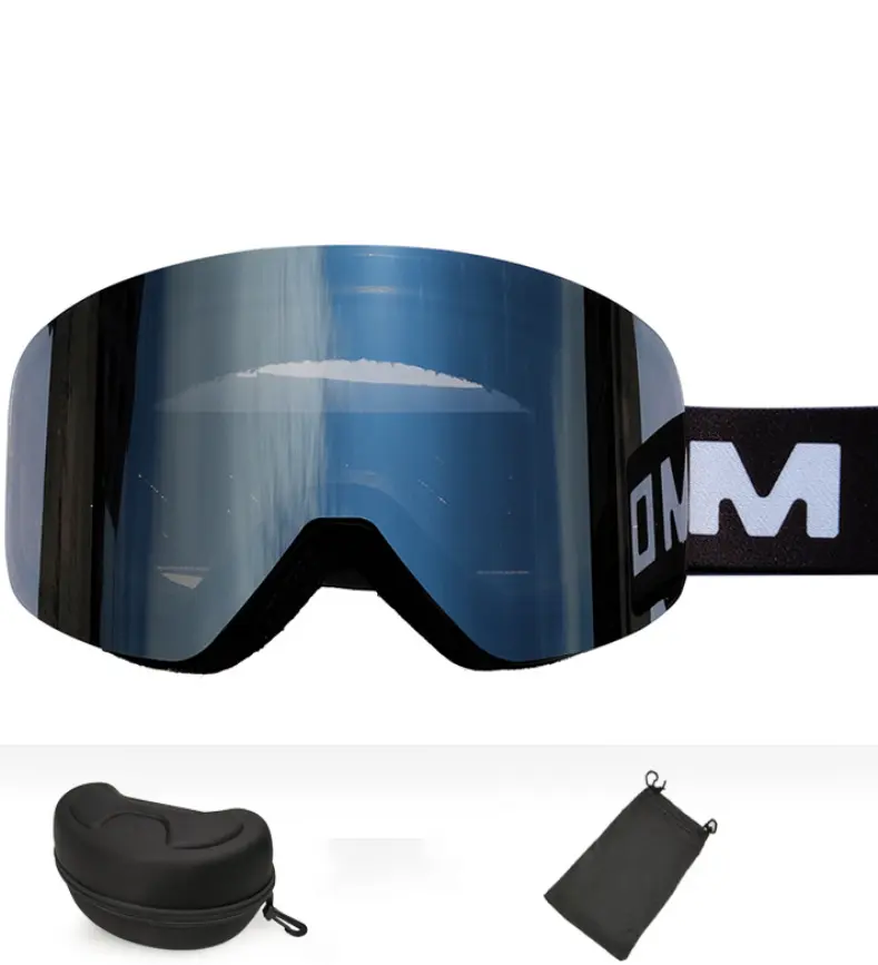 Gafas de nieve de doble capa, protección antiarañazos, para esquí, venta al por mayor