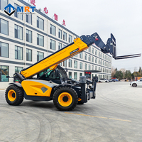 Teleskopik Mini Telescopic Front End Loader Backhoe Loader Mesin Yuchai Diesel Momen Beban Tinggi Harga