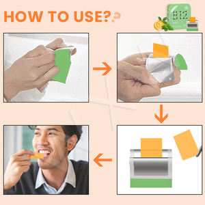 Tiras de película oral de suplemento de vitamina B12 vegana de último diseño, soporte de inmunidad y suplemento de vitaminas, película oral de disolución rápida - Product Image 6