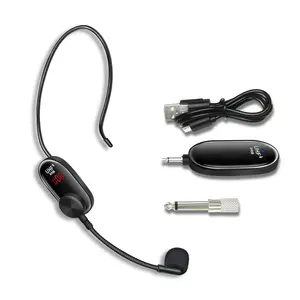 Micrófono inalámbrico portátil para <span class=keywords><strong>hombre</strong></span>, amplificador pequeño de Diseño Humano, altavoz, uhf, gran oferta - Product Image 1