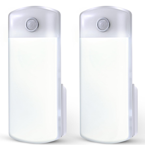 2 Pack LED Power Failure <b>Light</b>, 4 in 1 Rechargeable Plug in Flashlights with <b>Motion</b> Detection, LED Emergency <b>Lights</b> - Product Image 1