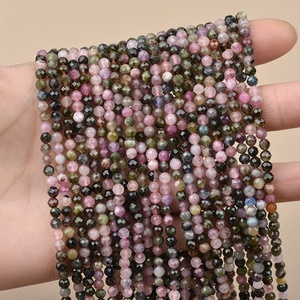Vente en gros de perles rondes de haute qualité de 4mm à facettes en pierre naturelle pour la fabrication de bijoux et de bracelets - Product Image 4