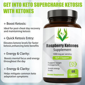 Suplemento de Cetonas de Frambuesa de Marca Propia GLP-1 Apoya el Control de Peso Aumenta los Niveles de Energía Metabolismo Saludable Antioxidantes - Product Image 6