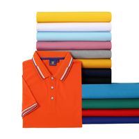 Chemises d'été à revers à manches courtes, lavables en machine, pour la publicité, uniformes de travail, impression de logo, broderie, vente en gros
