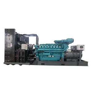 50Hz 1600kw 2000kva mở loại công nghiệp Máy phát điện diesel thiết lập với Perkins động cơ