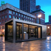 Maisons conteneurs modernes et contemporaines en acier préfabriqué, écologiques, durables, à construction rapide, imperméables, villas et appartements