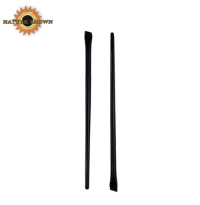 Vente chaude haut de gamme manche en bois Eyeliner brosse crayon à sourcils Application <span class=keywords><strong>Ultra</strong></span>-Fine Angle plat brosse à sourcils - Product Image 2