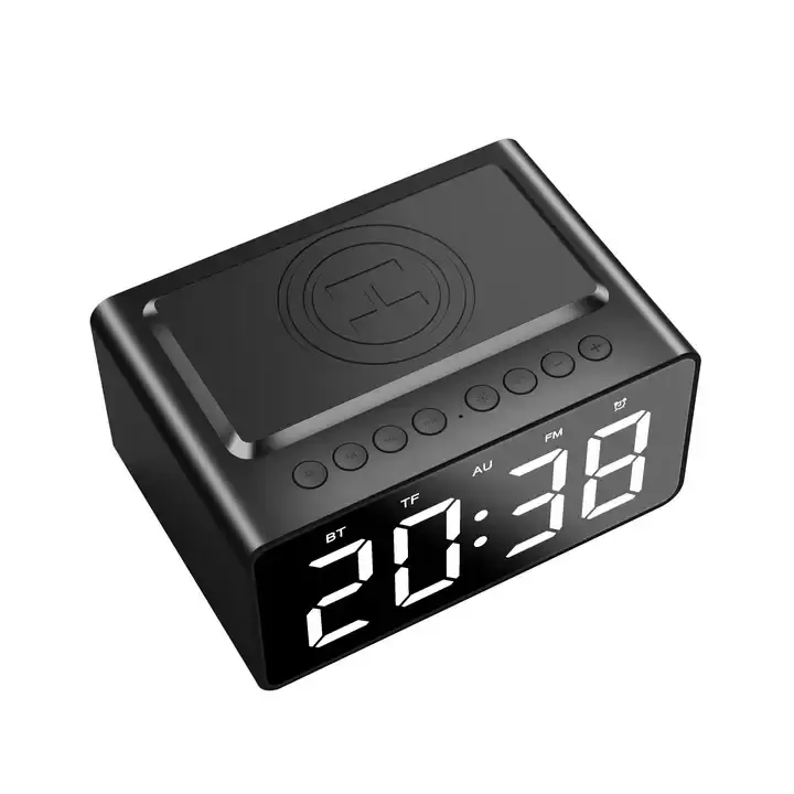 Baktop-reloj despertador portátil 3 en 1, estación de almacenamiento de energía con batería magnética