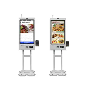 Crtly Android / Windows Retail Automated Self Order Payment Terminal Kiosk Self Checkout Kiosk Supermarket