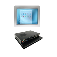 Mini PC Industrial Android HD de 10.1 a 17 Pulgadas Personalizado de Fábrica, Pantalla Táctil Montada en Pared, CPU J4125 J6412 I3I5I7, Uso Industrial