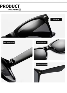 Kacamata Hitam Fashion UV400 Logo Kustom Wanita Pria Bingkai PC Lensa Akrilik Kacamata Hitam Murah Kacamata Hitam Kustom dengan Promosi - Product Image 5