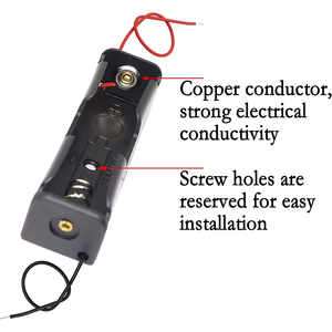 Estuche para Baterías 18650, Caja de Almacenamiento con Conexión en Serie y Paralelo, Accesorio para Fuentes de Alimentación - Product Image 3