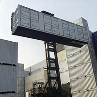 Conteneur d'expédition 40HC, 40 pieds, côté ouvert, stockage de marchandises sèches, 4 portes latérales disponibles