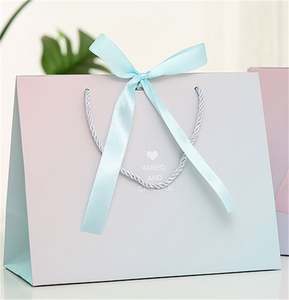 KM Customized <b>Luxury</b> Bolsas De Regalo Craft Cardboard Mini Shopping Paper Flower <b>Gift</b> <b>Bags</b> for Bouquets - Product Image 2