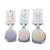 Outil de coiffure de brosse de massage à coussin d'air de qualité professionnelle pour cheveux bouclés avec poignée en caoutchouc confortable soulagement du cuir chevelu à usage domestique