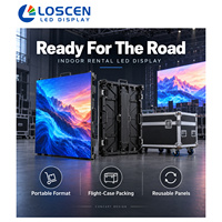 Écran LED d'intérieur P2.976 500x500mm à assemblage sans joint pour mur vidéo, idéal pour événements de lancement et de vente au détail