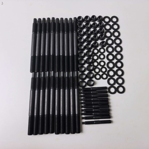Kit de Pernos de Cabeza de Cilindro para Motor Chevrolet LS1 LS3 04-19, Juego de Herrajes Negros - Product Image 5