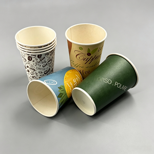 Gobelet en papier jetable, simple face, enduit de PE, matière première imperméable, taille personnalisée pour café chaud, thé, restauration - Product Image 3