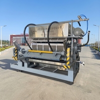 Automatische machine voor het recyclen van oud papier tot eierdozen en kartonnen pulp |   Hoge capaciteit 4500-5500 P/u 1 jaar garantie
