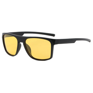 Outdoor Polarized Sunglasses <b>Black</b> <b>Frame</b> Blue Lens UV400 Protection For Driving Sports Hiking Cycling Fashion - Product Image 2