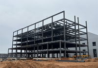 Conception gratuite pour des structures préfabriquées modernes en acier, appartements d'hôtel de luxe avec ossature métallique