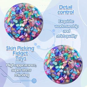 Non-Sticky Skin Picking <b>Fidget</b> Toys Silicone Picking Sensory Pick <b>Fidget</b> Pad - Product Image 2