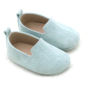 Tùy chỉnh 100% da thật màu xanh <span class=keywords><strong>Flip</strong></span>-flop bé gái dép đẹp và đáng yêu phong cách giản dị cho 0-3 tuổi - Product Image 5