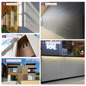 Papan semen serat Non asbes 100% Panel dinding semen serat antiair luar ruangan - Product Image 5