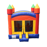 Château gonflable personnalisé en PVC pour enfants, idéal pour l'extérieur, facile à installer, prix abordable, fabrication chinoise