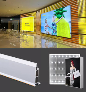 10cm kaiyamei KA-AL1676 Anodized/Sơn tĩnh điện nhôm đùn hồ sơ cho hộp Đèn Snap <span class=keywords><strong>LED</strong></span> hiển thị trường hợp sản xuất - Product Image 6