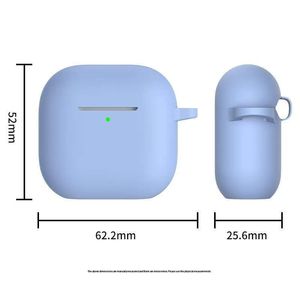 Forwelleny Bảo Vệ Silicone Trường Hợp Đối Với Apple Airpods 4 Không Dây Với 2.5Mm Dày Dưới Headphone Trường Hợp Không Earbuds - Product Image 2
