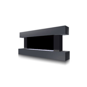 Design moderno camino elettrico interno potente montaggio a parete impermeabile illuminazione telecomandata Hotel domestico - Product Image 6