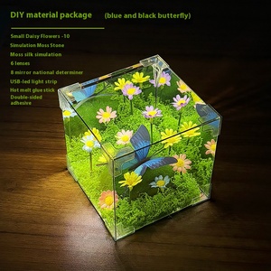 Moderno Juego <span class=keywords><strong>de</strong></span> Cubos <span class=keywords><strong>de</strong></span> Cristal DIY del <span class=keywords><strong>Mago</strong></span> <span class=keywords><strong>de</strong></span> <span class=keywords><strong>Oz</strong></span>, Regalo Perfecto para tu <span class=keywords><strong>Mejor</strong></span> Amiga/Novia, Juego <span class=keywords><strong>de</strong></span> Flores Decorativas - Product Image 4