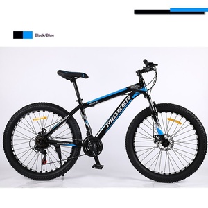 Venta al por mayor de fábrica: Bicicleta de montaña de 26 y <span class=keywords><strong>29</strong></span> <span class=keywords><strong>pulgadas</strong></span> con neumático ancho 3.0, modelo de exportación, cuadro de acero de alto carbono, suspensión doble con horquilla de resorte. - Product Image 3