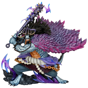 MS <span class=keywords><strong>One</strong></span>-<span class=keywords><strong>Piece</strong></span> PVC Anime Statue Modèle Quatre Empereur <span class=keywords><strong>Kaido</strong></span> Bête Forme Qualité Bon Dessin Animé Jouet avec Boîte Accessoire Design - Product Image 1